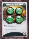 Arkham Horror LCG Green/Rogue class Used and Exhausted tokens in 18 mm and 20 mm sizes.