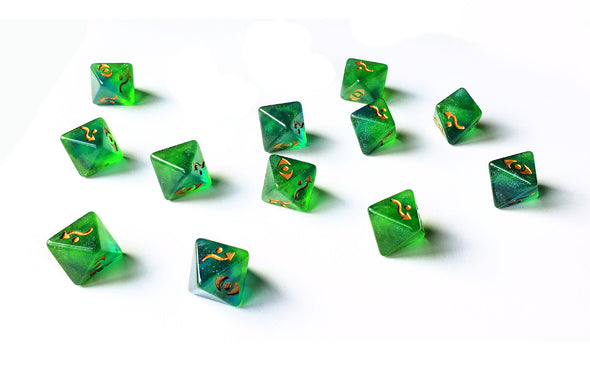 Star Wars X-Wing Green D8 Defense Galaxy Dice