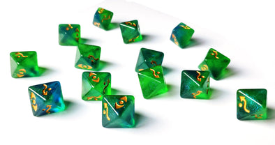 Star Wars X-Wing Green D8 Defense Galaxy Dice