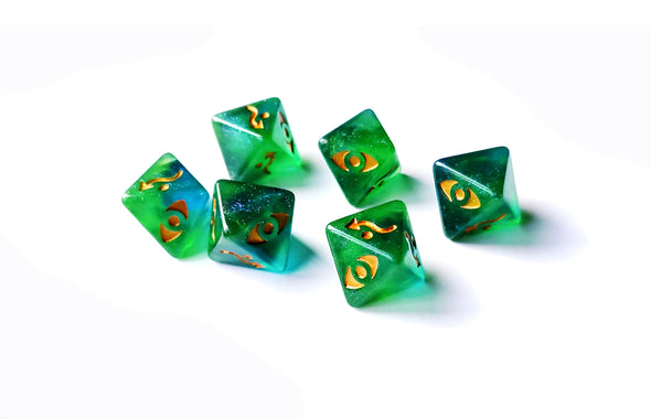 Star Wars X-Wing Green D8 Defense Galaxy Dice