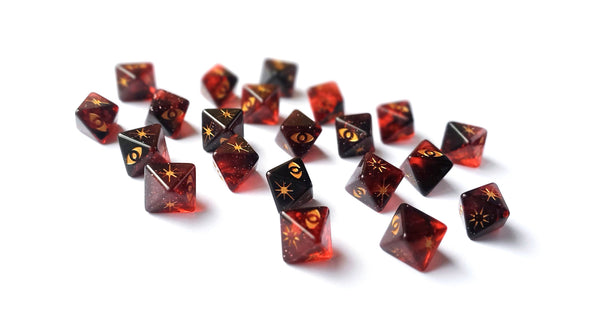 Star Wars X-Wing Outer Rim Red-Black D8 Attack Galaxy Dice