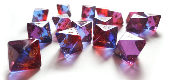 Star Wars Outer Rim X-Wing Red-Blue D8 Attack Galaxy Dice