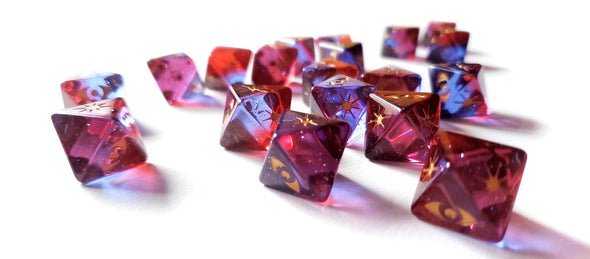 Star Wars Outer Rim X-Wing Red-Blue D8 Attack Galaxy Dice