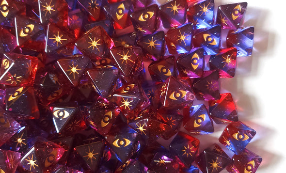 Star Wars Outer Rim X-Wing Red-Blue D8 Attack Galaxy Dice