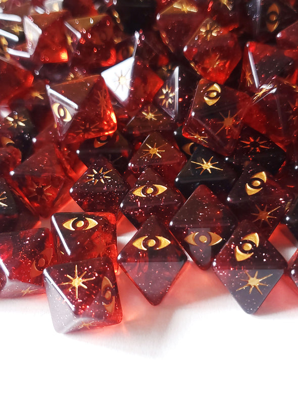 Star Wars X-Wing Outer Rim Red-Black D8 Attack Galaxy Dice