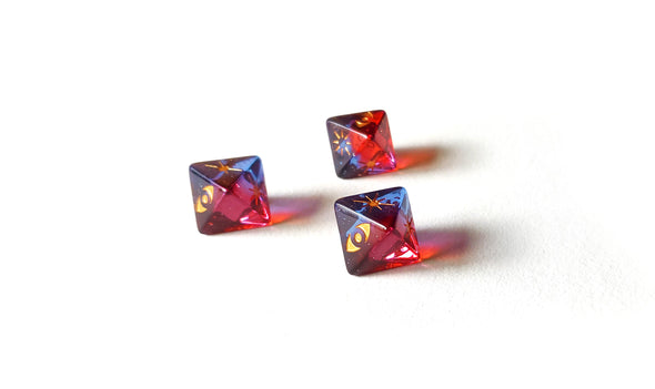 3 red-blue Star Wars Attack D8 Dice