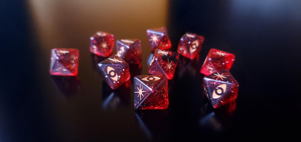 Star Wars X-Wing Outer Rim Red-Black D8 Attack Galaxy Dice
