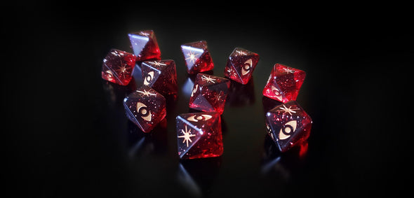 Star Wars X-Wing Outer Rim Red-Black D8 Attack Galaxy Dice