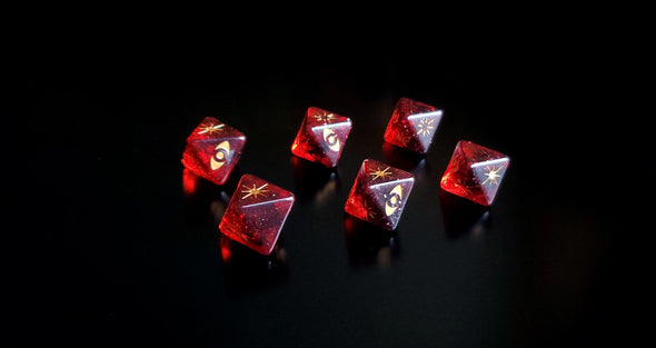 Star Wars X-Wing Outer Rim Red-Black D8 Attack Galaxy Dice