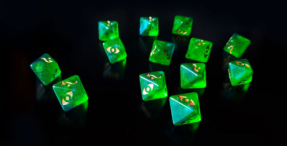 Star Wars X-Wing Green D8 Defense Galaxy Dice