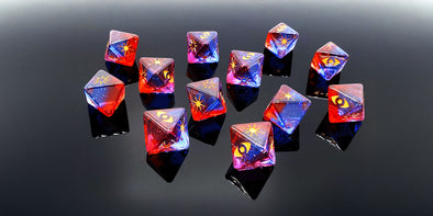 Star Wars Outer Rim X-Wing Red-Blue D8 Attack Galaxy Dice