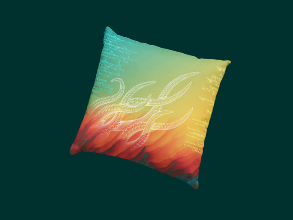 From the Flames Throw Pillow for Couch, Bed or Game Room