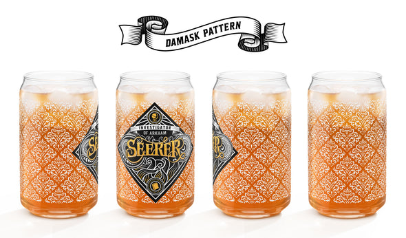 Seeker 16oz Glass Can Arkham Horror Drinkware