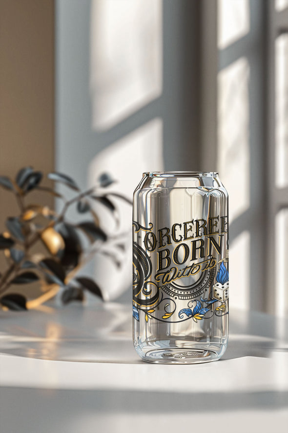 D&D Sorcerer Glass Can 16oz Drinkware | Custom Colors and Subclasses