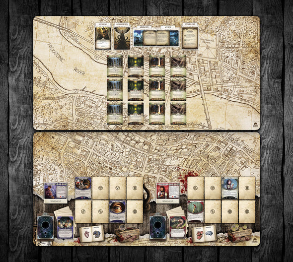 Arkham Map with Optional Story Frames 36x18