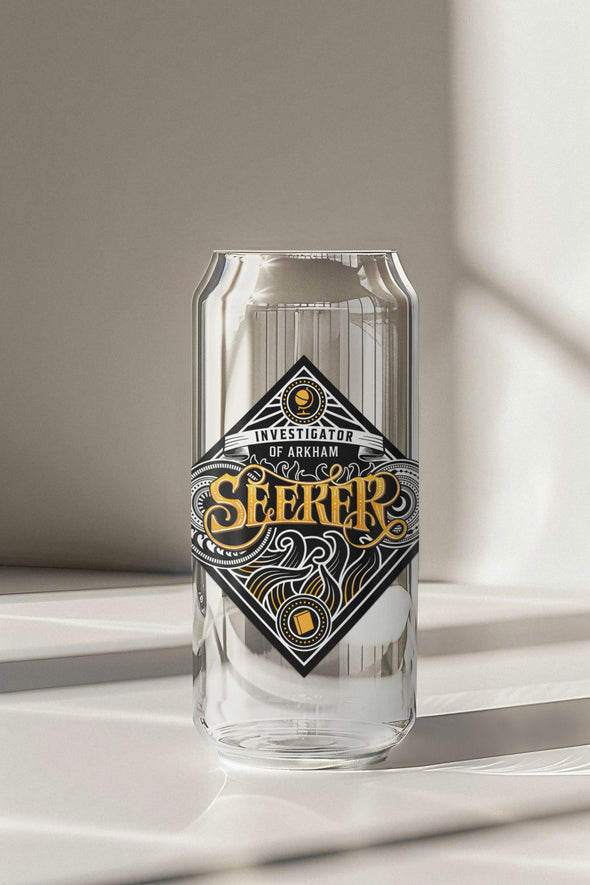 Seeker 16oz Glass Can Arkham Horror Drinkware