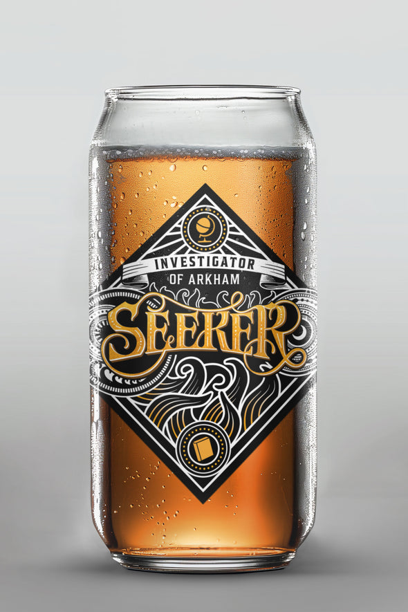 Seeker 16oz Glass Can Arkham Horror Drinkware