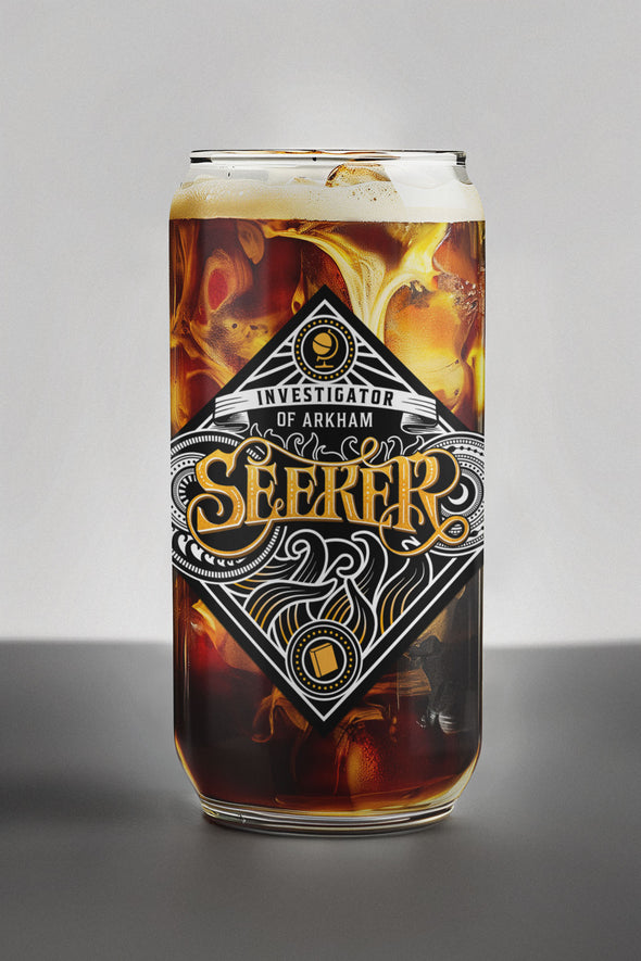 Seeker 16oz Glass Can Arkham Horror Drinkware