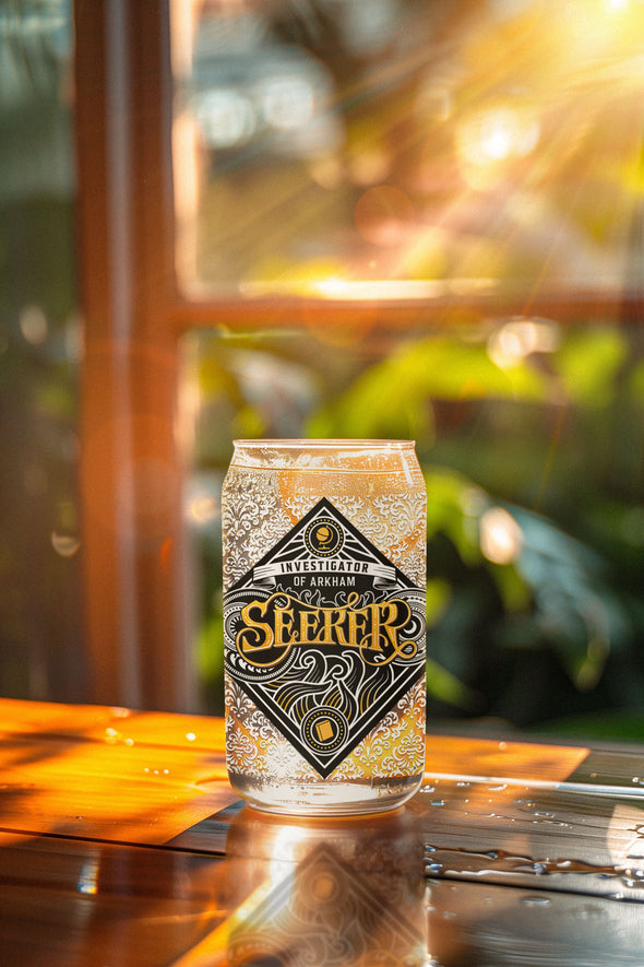 Seeker 16oz Glass Can Arkham Horror Drinkware