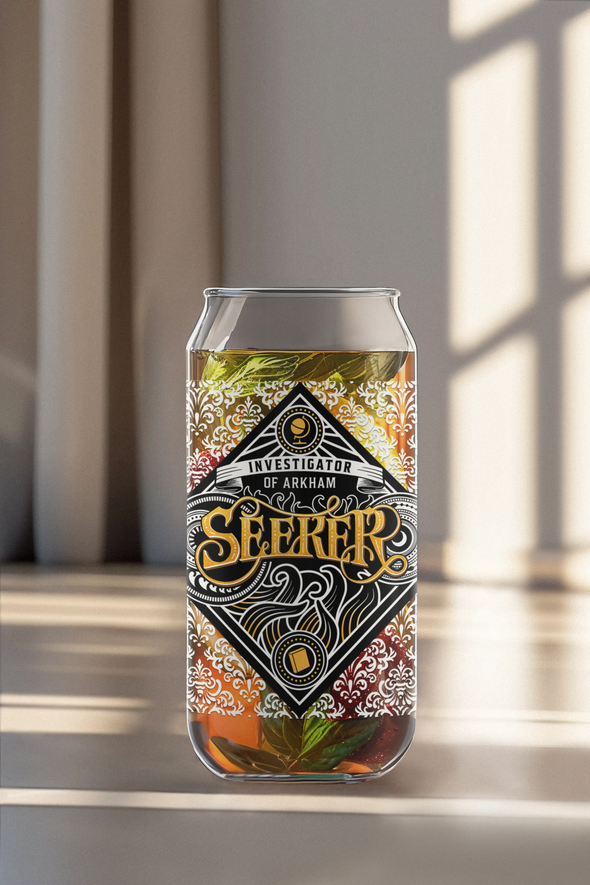 Seeker 16oz Glass Can Arkham Horror Drinkware