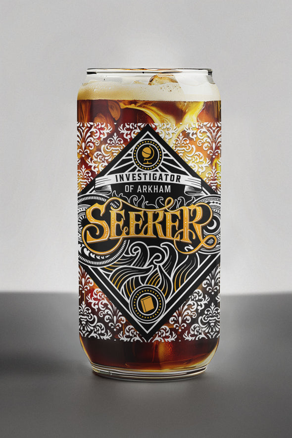 Seeker 16oz Glass Can Arkham Horror Drinkware