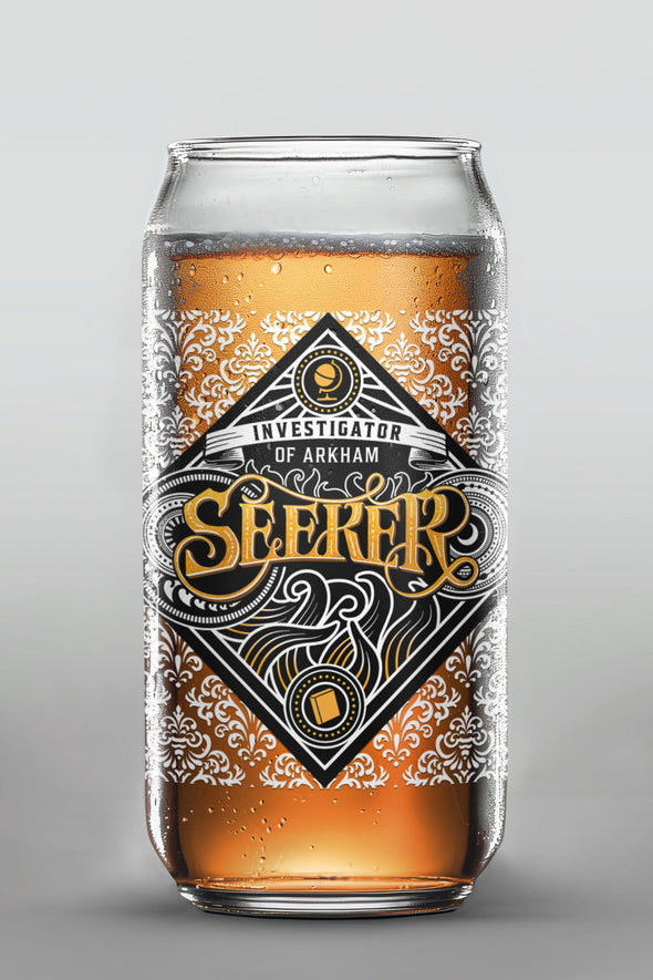 Seeker 16oz Glass Can Arkham Horror Drinkware