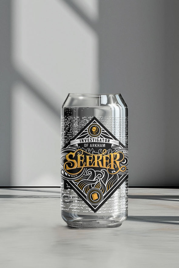 Seeker 16oz Glass Can Arkham Horror Drinkware