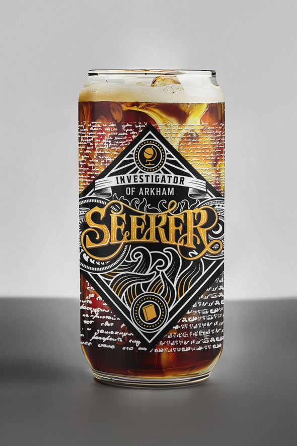 Seeker 16oz Glass Can Arkham Horror Drinkware