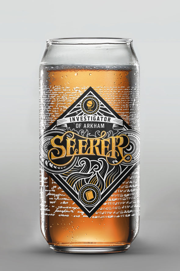 Seeker 16oz Glass Can Arkham Horror Drinkware