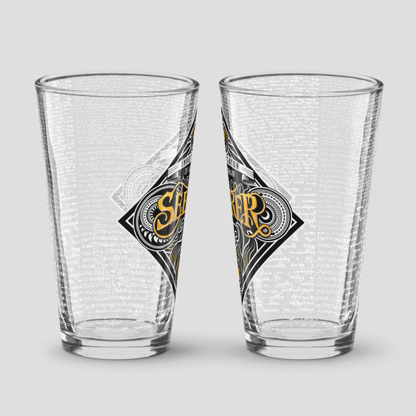 Seeker Pint Glass Arkham Horror Drinkware