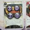 Video show casing each Arkham Horror LCG 20 mm and 18 mm Exhaust and Use tokens in 6 colors; Black/Neutral, Red/Survivor, Green/Rogue, Blue/Guardian, Yellow/Seeker and Purple/Mystic on class cards with a exhaust ability.