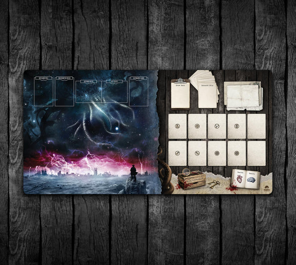 36x18 End of a Dream, Arkham Horror LCG Solo Investigator + Story Area Playmat