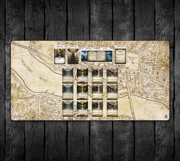 Arkham Map with Optional Story Frames 36x18