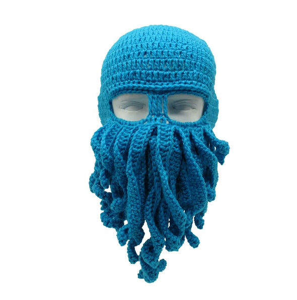 Crochet Cthulhu Beard Beanie