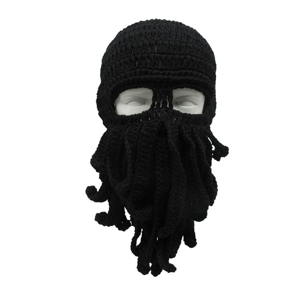 Crochet Cthulhu Beard Beanie