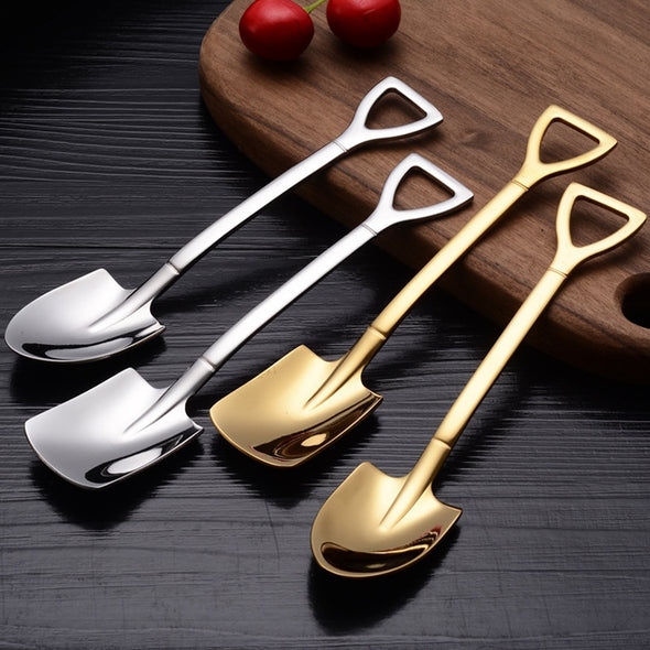 Stainless Steel Retro Shovel Spoon Set