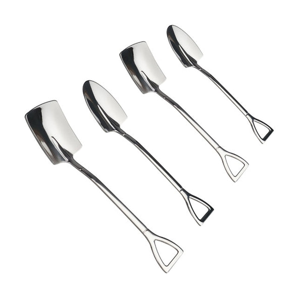 Stainless Steel Retro Shovel Spoon Set